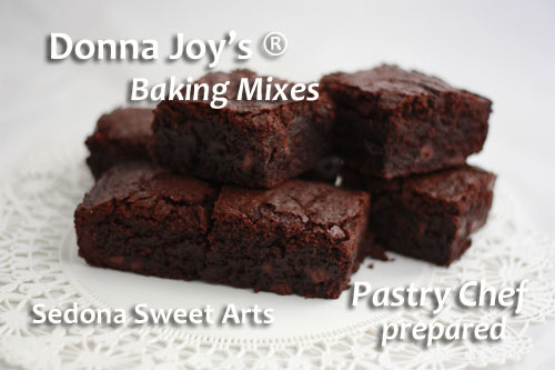 Brownies Donna Joy's ® Baking Mixes pastry chef prepared