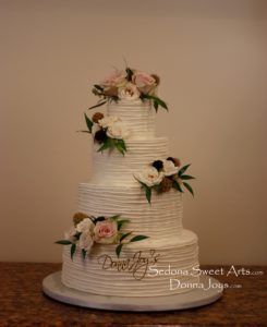 Piped buttercream by Donna Joy ~ Sedona Sweet Arts