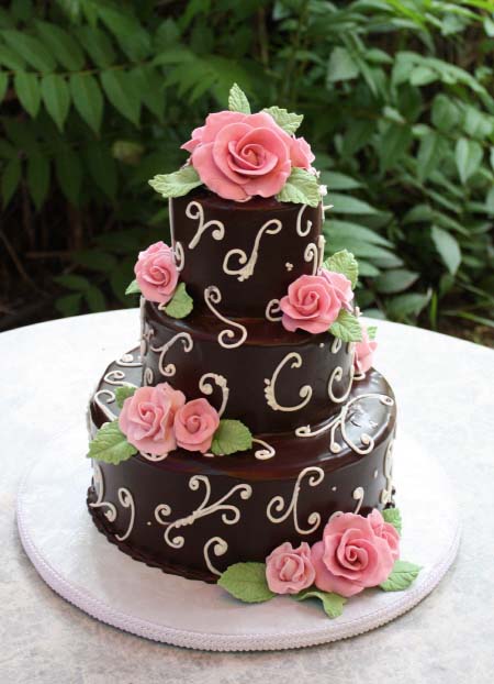 Pastillage Sugar Roses by Donna Joy, Sedona Wedding Cakes