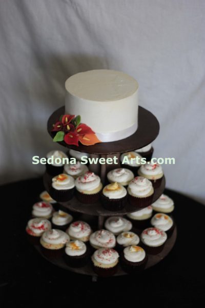 Sedona Wedding Cupcakes table Sedona Sweet Arts