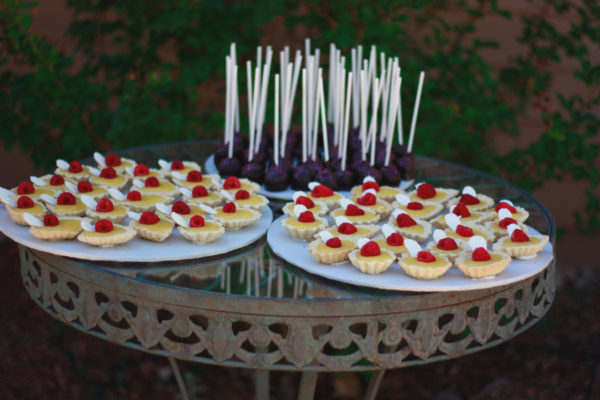 Sedona Wedding Desserts Petite Four, Tarts, Popsr Sedona Sweet Arts