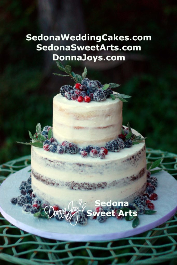 Semi Naked Wedding Cake Sedona Sweet Arts