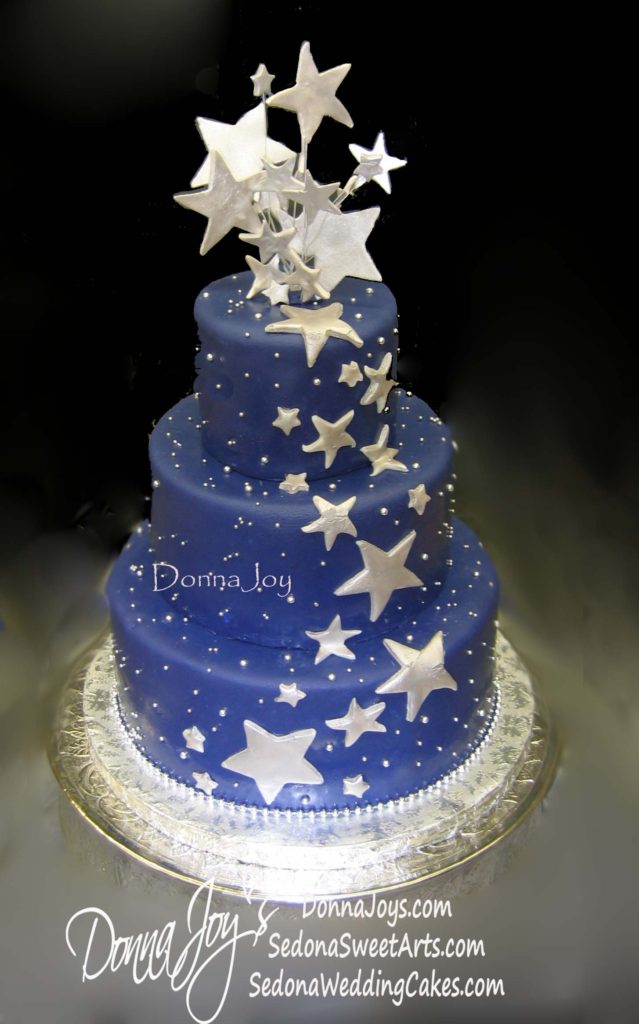 Wedding Cake STARS Galaxy Sedona Sweet Arts