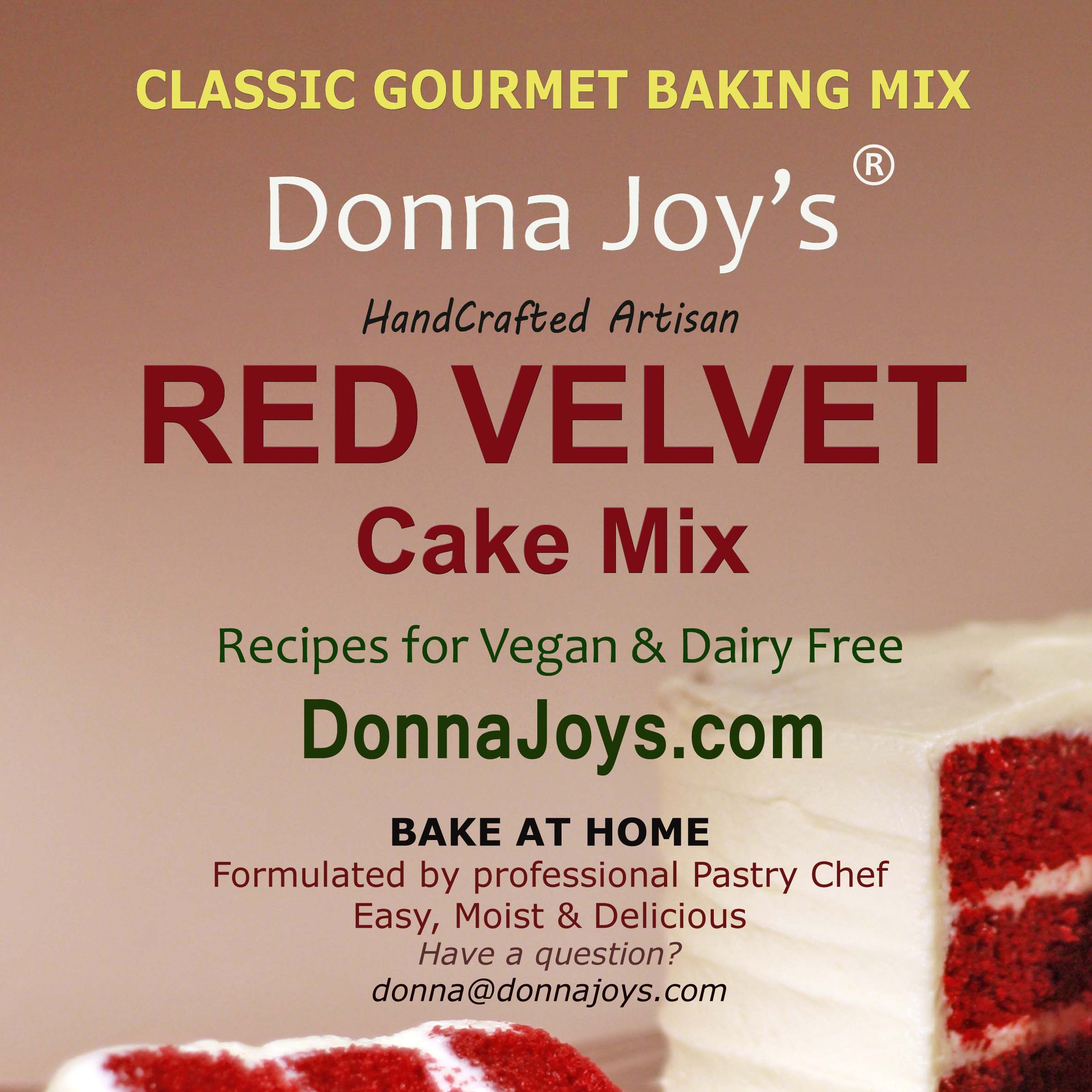 Donna Joy's® Classic Gourmet Red Velvet Cake Mix