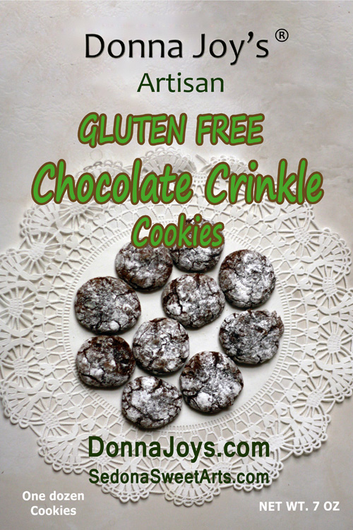 GLUTEN FREE Chocolate Crinkle Cookies