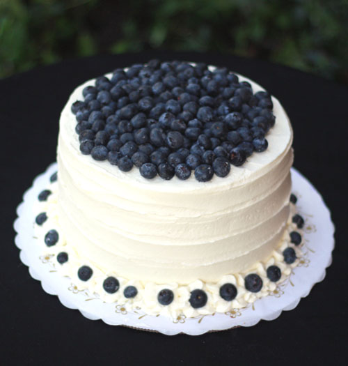 Blueberry Birthday Cake