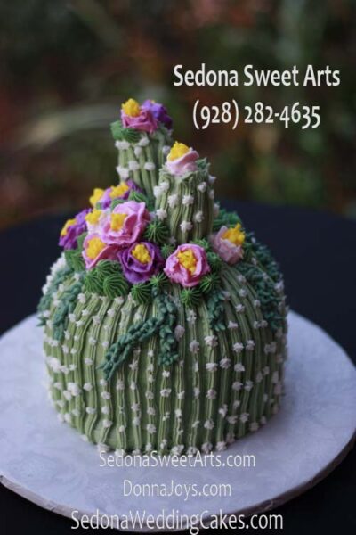 cactus cake in bloom Sedona Sweet arts