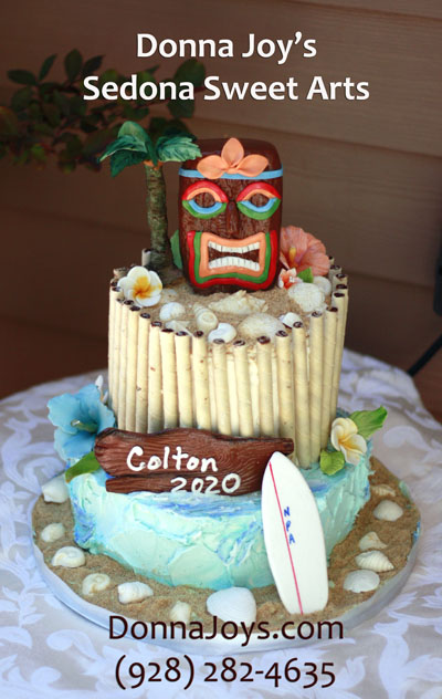 Hawaiian Tiki Cake Sedona Sweet Arts