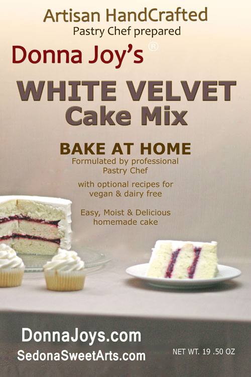 white Velvet Cake Mix Donna Joy's