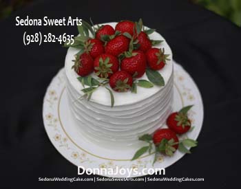 Strawberry Vanilla Birthday Cake 6"