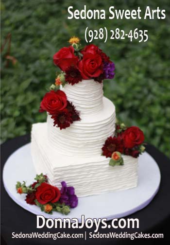 Piped Rustic Buttercream Sedona Sweet Arts