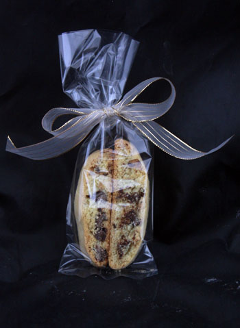 Party Favors 2 Biscotti Gold Ribbon Sedona Sweet Arts Donna Joy