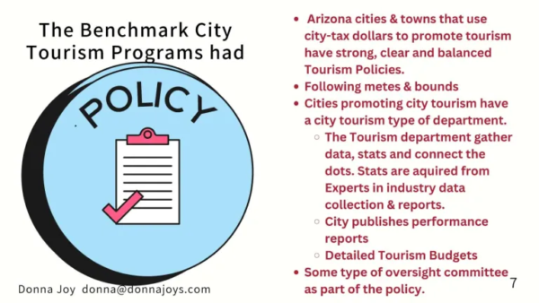 Arizona's Tourism policy Benchmark