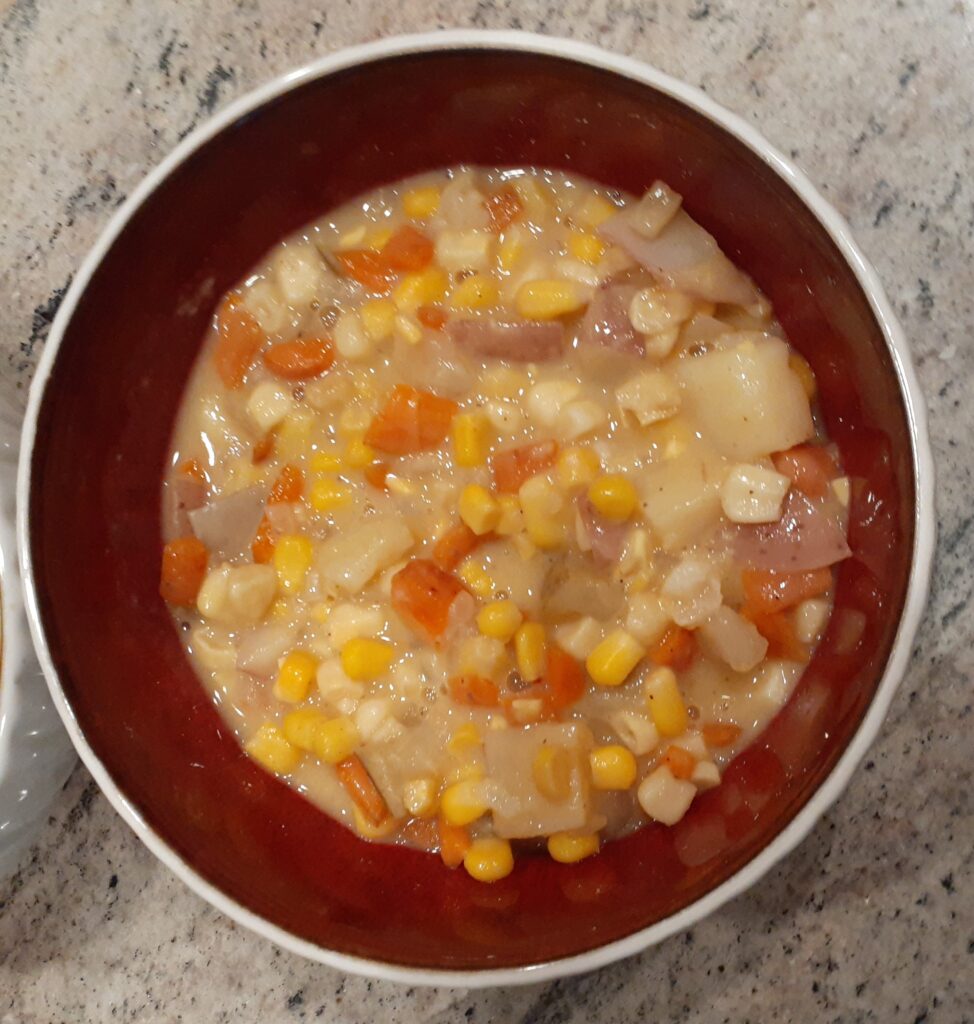 Hearty Corn Chowder (Vegan)