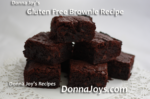 Gluten Free Brownie Recipe Donna Joys