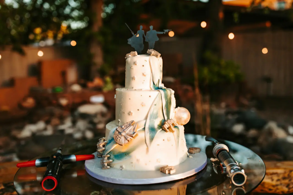 Star Wars Theme Wedding Cake Donna Joy