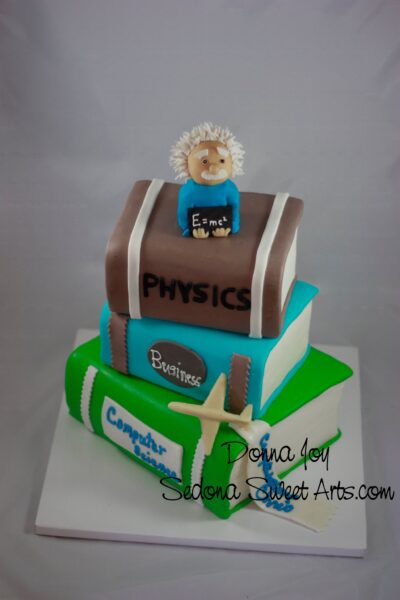 Einstein-Graduation-cake