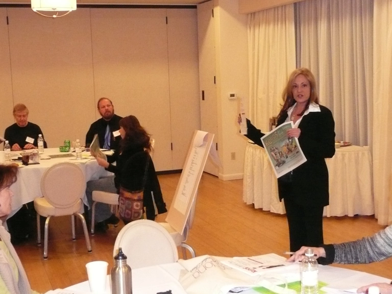 Linda Jacobs, the advertising representative for Kudos, presented a wonderful advertising offer to our members and it was well received. We appreciate the time and effort Linda has made for all the members of the Sedona Wedding Professionals Association.