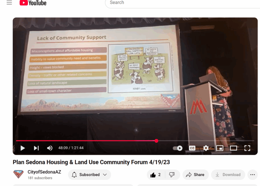 Nimby cows plan Sedona Video