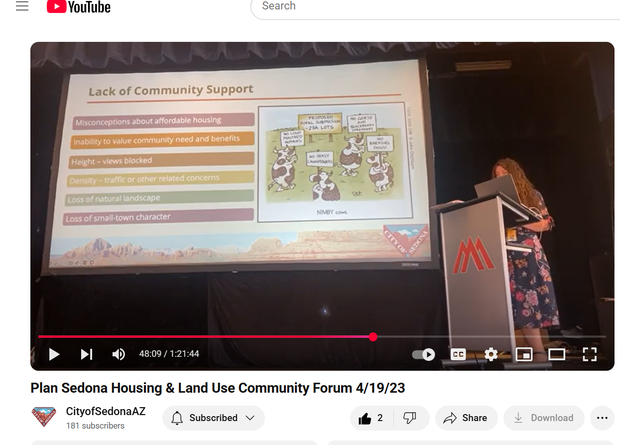 Nimby cows plan Sedona Video