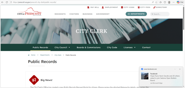 Public Request Prescot