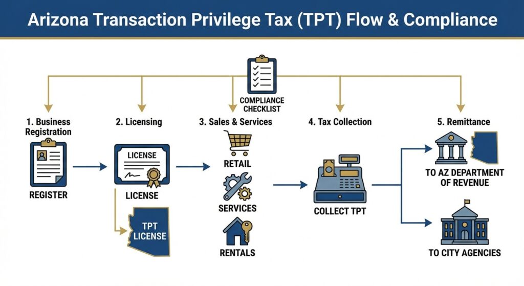 Arizona’s Transaction Privilege Tax (TPT) FLOW CHART
